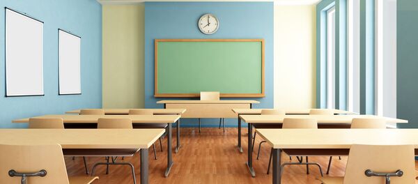 Пустой класс, архивное фото Пустой класс, архивное фото - Sputnik Литва