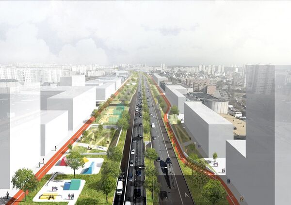 В Вильнюсе запланировали трансформацию улицы Укмергес В Вильнюсе запланировали трансформацию улицы Укмергес - Sputnik Литва