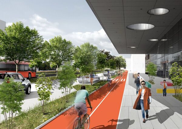 В Вильнюсе запланировали трансформацию улицы Укмергес В Вильнюсе запланировали трансформацию улицы Укмергес - Sputnik Литва