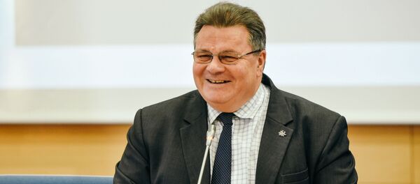 Министр иностранных дел Литвы Линас Линкявичюс - Sputnik Lietuva