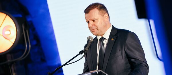 Премьер-министр Литвы Саулюс Сквернялис - Sputnik Литва