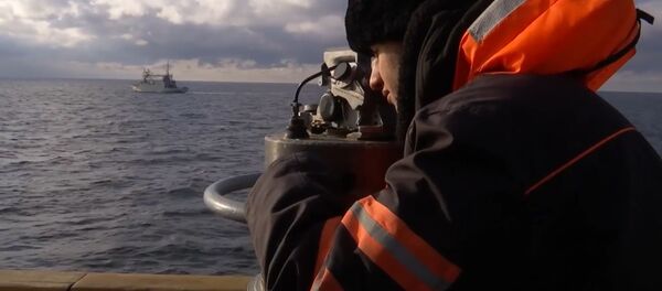 Торпедная дуэль корвета Стойкий и МПК Калмыкия в Балтийском море - Sputnik Литва