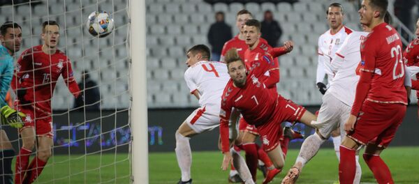 Лига наций, матч сборной Сербии и Литвы, Белград, Сербия, 20 ноября 2018 года - Sputnik Литва