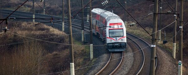 Поезд Литовских железных дорог, архивное фото - Sputnik Литва