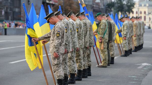 Репетиция парада ко Дню независимости Украины в Киеве - Sputnik Lietuva