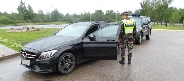 Задержание машины на границе Литвы - Sputnik Литва