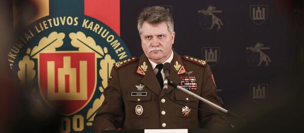 Главнокомандующий литовской армии Витаутас Жукас - Sputnik Литва
