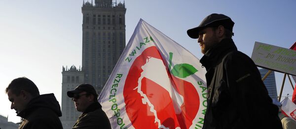 Акция протеста фермеров и садоводов Польши прошла в Варшаве, архивное фото - Sputnik Литва
