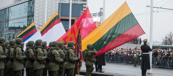 Парад по случаю столетия литовской армии, 24 ноября 2018 года - Sputnik Литва