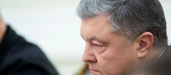 Ukrainos prezidentas Petras Porošenko Ukrainos prezidentas Petras Porošenko - Sputnik Lietuva