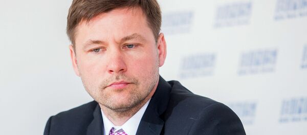 Председатель профсоюза работников образования  Андрюс Навицкас - Sputnik Литва