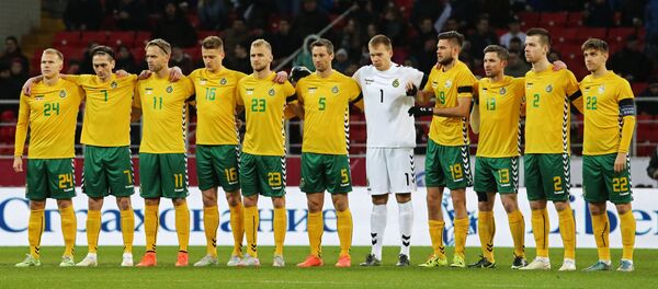 Сборная Литвы по футболу, архивное фото - Sputnik Литва