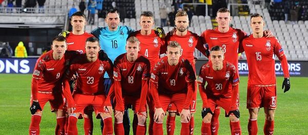 Сборная Литвы по футболу, архивное фото Сборная Литвы по футболу, архивное фото - Sputnik Литва