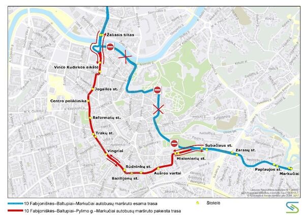 Eismo pokyčiai Vilniuje Kalėdų eglės įžiebimo dieną - Sputnik Lietuva