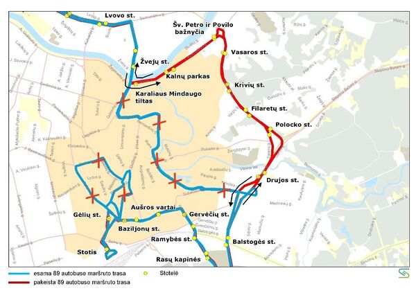 Eismo pokyčiai Vilniuje Kalėdų eglės įžiebimo dieną - Sputnik Lietuva