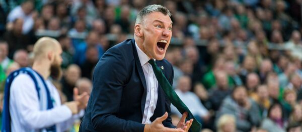 Литовский тренер Шарунас Ясикявичюс, архивное фото - Sputnik Литва