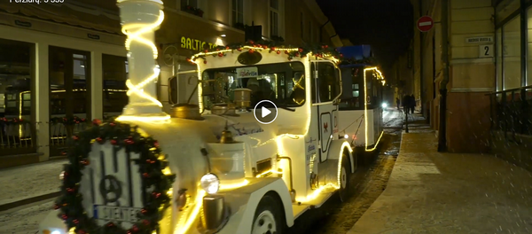 Рождественский поезд в Вильнюсе - Sputnik Литва