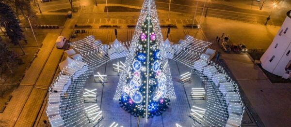 В Вильнюсе зажглась главная елка - Sputnik Литва