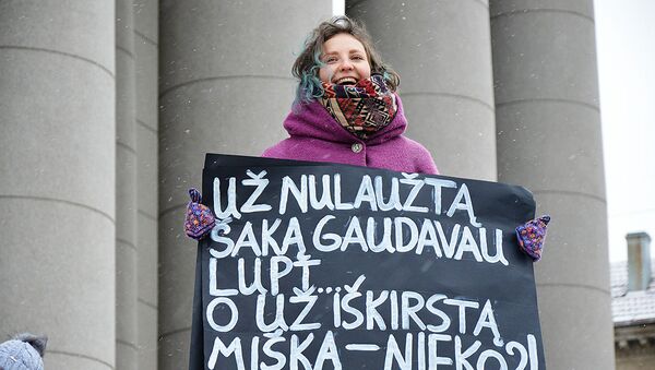 Митинг против истребления и вырубки лесов - Sputnik Lietuva