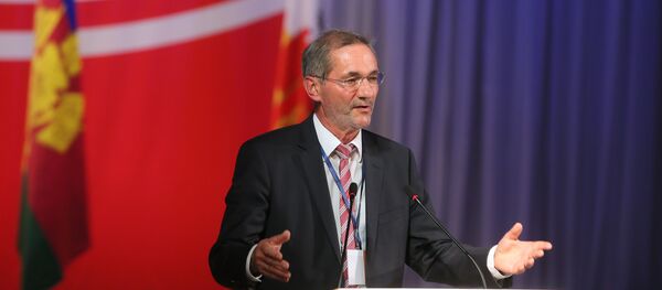 Президент Международной ассоциации Породненные города Маттиас Платцек Президент Международной ассоциации Породненные города Маттиас Платцек - Sputnik Lietuva