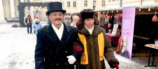 Рождественское чудо: Грибаускайте провела благотворительную ярмарку в Литве Рождественское чудо: Грибаускайте провела благотворительную ярмарку в Литве - Sputnik Литва