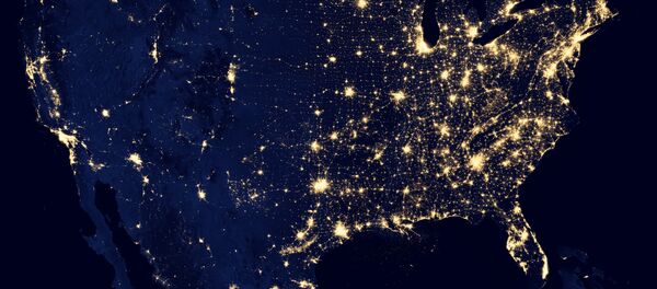 США ночью с высоты спутника - Sputnik Литва