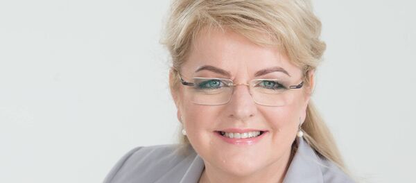 Министр труда и соцзащиты Литвы Альгиманта Пабединскене Министр труда и соцзащиты Литвы Альгиманта Пабединскене - Sputnik Литва