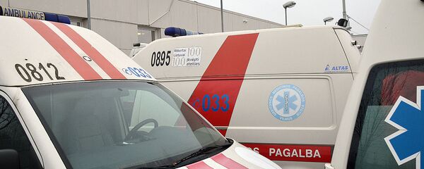 Машины скорой помощи, Литва, архивное фото Машины скорой помощи, Литва, архивное фото - Sputnik Литва