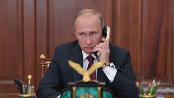 Президент РФ В. Путин провел телефонный разговор с главами ДНР А. Захарченко и ЛНР И. Плотницким - Sputnik Lietuva