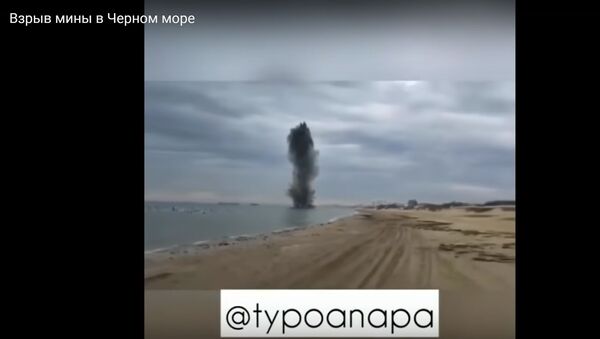 Взрыв мины в Черном море - Sputnik Литва