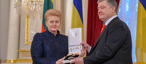 Встреча Дали Грибаускайте с Петром Порошенко Встреча Дали Грибаускайте с Петром Порошенко - Sputnik Lietuva