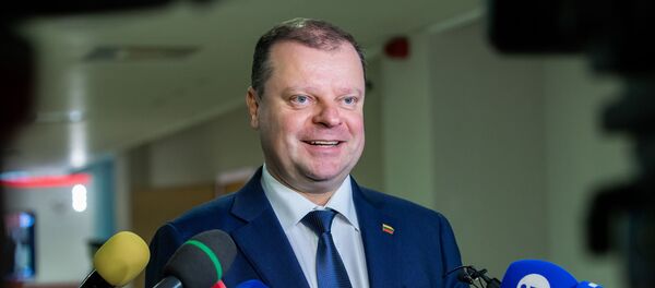 Премьер-министр Литвы Саулюс Сквернялис - Sputnik Литва