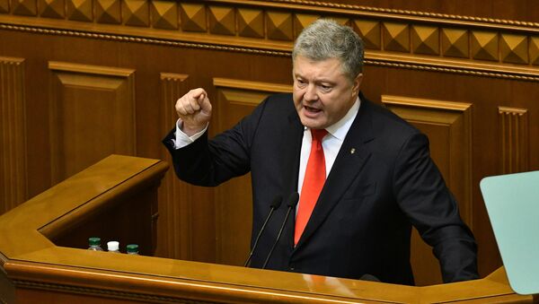 Ukrainos prezidentas Petras Porošenko  - Sputnik Lietuva