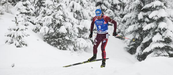 Биатлон. Кубок мира. Мужчины. Гонка преследования, архивное фото - Sputnik Литва