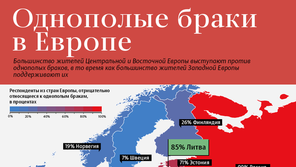 Однополые браки в Европе - Sputnik Литва
