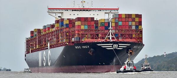 Судно MSC INGY, архивное фото Судно MSC INGY, архивное фото - Sputnik Литва