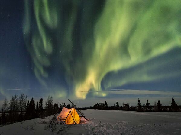 Арктические ночи, автор Judith Conning. Поощрительный приз в категории Ночные пейзажи - Sputnik Литва