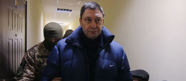 Заседание суда по делу журналиста К. Вышинского в Херсоне Заседание суда по делу журналиста К. Вышинского в Херсоне - Sputnik Литва