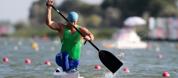 Серебряный призер Олимпийских игр по гребле на байдарках и каноэ Евгений Шуклин - Sputnik Литва