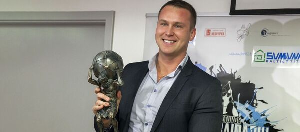 Серебряный призер Олимпийских игр по гребле на байдарках и каноэ Евгений Шуклин - Sputnik Литва