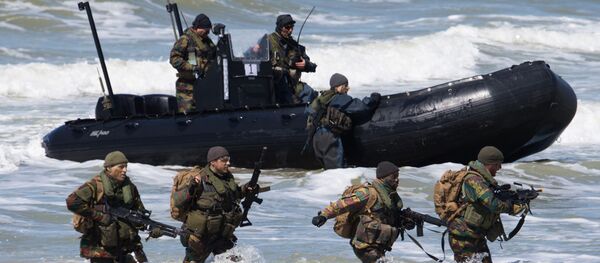 Бельгийские военные учения, архивное фото - Sputnik Литва