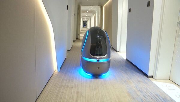 В Китае роботы заменили персонал отеля - Sputnik Литва
