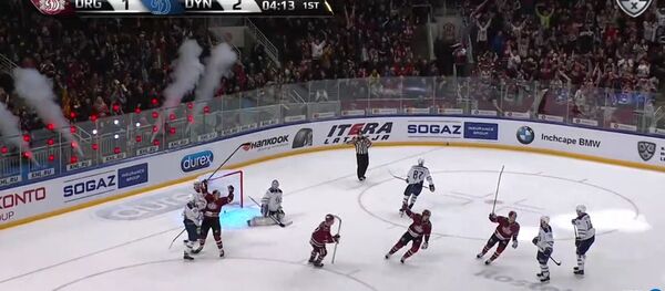 Матч Динамо-Рига против Динамо-Москва. 30 декабря 2018 Матч Динамо-Рига против Динамо-Москва. 30 декабря 2018 - Sputnik Литва