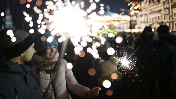Празднование Нового года в Москве - Sputnik Литва