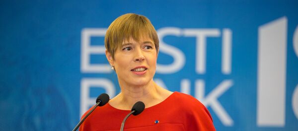 Президент Эстонии Керсти Кальюлайд, архивное фото - Sputnik Литва