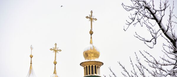 Объединительный собор на Украине, инициированный президентом Украины Петром Порошенко и Константинопольским патриархом Варфоломеем - Sputnik Литва