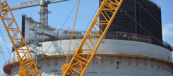 Строительство БелАЭС в Островце - Sputnik Литва