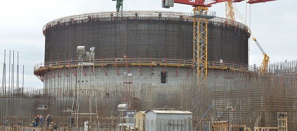 Строительство БелАЭС в Островце - Sputnik Литва