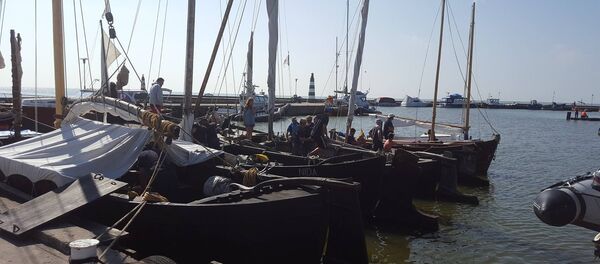 Участники регаты традиционных и исторических парусных судов Burpilis-2016 - Sputnik Литва