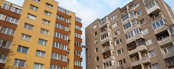 Многоэтажные дома в Вильнюсе, архивное фото - Sputnik Литва